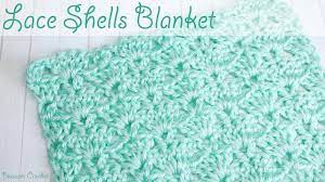 Instructions for lacy shells crochet baby blanket. Beautiful Lace Shell Crochet Baby Blanket Scarf Youtube