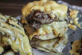 Assembling the oklahoma onion burger. Meet The Oklahoma Onion Burger Jess Pryles