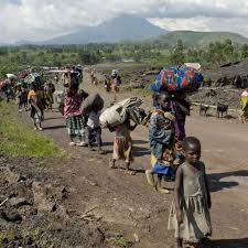The congolese government said it was evacuating goma, a city of nearly 2 million people, after the eruption of mount nyiragongo. Refugees Flee With Their Belongings From The City Of Kibati To Goma Drc Xinhua Reuters Photo Democratic Republic Of The Congo Africa Congo Kinshasa