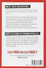 Je.mettre ce pull, mais je ne sais pas quel temps il fera demain. C Est Vrai Ou C Est Faux 300 Mythes Fracasses French Edition Mammar Lydia 9782360753505 Amazon Com Books