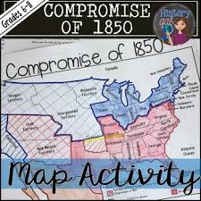 This Activity Will Help Students Better Understand The Compromise Of 1850 They Will Label And Co Map Activities 4th Grade Social Studies Middle School History