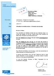 En consultant votre espace client caisse allocations familiales, vous pouvez envoyer un email à un agent de la caf. Allocations De Rentree Scolaire 2017 2018 Informations Des Familles Mairie De Thiverval Grignon