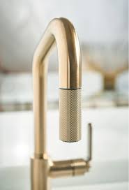 A couple of comfy upholstered armchairs, a rustic table just big enough for two. Brizo 63064lf Pn Litze Single Handle Angled Build Com In 2021 Gold Kitchen Faucet Brass Kitchen Faucet Kitchen Faucet