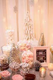 Winter Onederland First Birthday Party Kara S Party Ideas Winter Wonderland Birthday Winter Onederland Party Girl 1st Birthdays Winter Wonderland Birthday Party