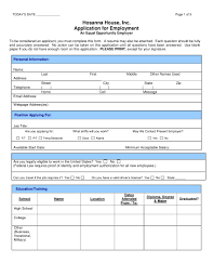 Employee contracts contain details like hours of work, the rate of pay. Example Of A Application Form Rengu