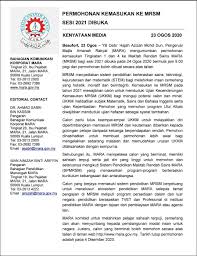 Pengambilan september 2020 kini dibuka. Permohonan Ke Maktab Rendah Mrsm Sungai Besar Official Facebook