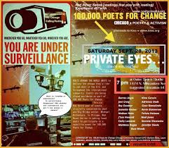100,000 Poets for Change in Chicago: Private Eyes (They're Watching You)  [by Larry Sawyer]