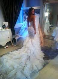 This Mermaid Wedding Dress Is Like My Dream Wedding Dress Or Something Dress By Steven Khalil He Wedding Dresses Dream Wedding Dresses Mermaid Wedding Dress