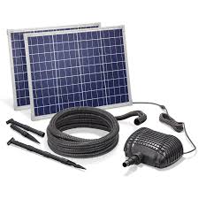 Solar Bachlaufpumpe 100w 5000l H Solarpumpe Wasserfall Pumpe Teich Esotec 101970