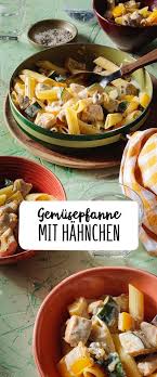 Schnelle Mediterrane Gemusepfanne Mit Hahnchen Rezept Rezept Rezepte Lebensmittel Essen Mediterrane Rezepte