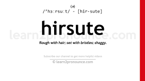 Pronunciation of Hirsute | Definition of Hirsute - YouTube