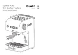 Best sale home 3.5 bar steam cappuccino espresso coffee maker machine with glass jug. Dualit 3 In 1 Coffee Machine Instruction Manual Manualzz