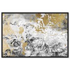 Maybe you would like to learn more about one of these? Silver And Gold Camellias Abstract Wall Art By Oliver Gal
