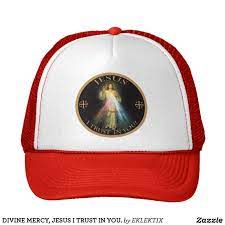 Divine Mercy Jesus I Trust In You Trucker Hat Zazzle Com Trucker Hat Trucker Hats