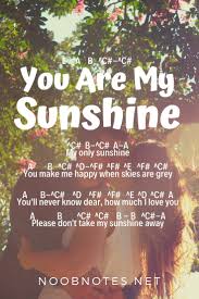 Intro am verse 1 am dm g cmaj7 c7 good morning mister sunshine, you brighten up my day, (down strokes) f dm g g g g#m come sit beside me in your way. You Are My Sunshine Johnny Cash Letter Notes For Beginners Music Notes For Newbies