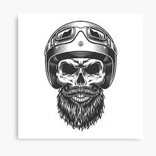 Une bague tete de mort est un bijoux parfaits pour améliorer vos tenus. Art Mural Sur Le Theme Tete De Mort Redbubble