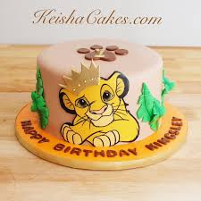 Young Simba First Birthday Cake Great For A Lion King Themed Party Visit Www Keishacakes Com For More First Birthday Cakes Lion King Cakes Lion King Birthday