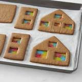 How do you make glass windows in gingerbread houses?