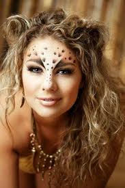 Halloween Leopard Face Makeup Fasching Schminken Karnevalsschminke Und Gesicht Schminken