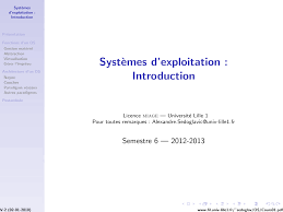 Http Www Fil Univ Lille1 Fr Sedoglav Os Cours01 Pdf