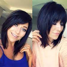 30 Brunette Bob Hairstyles 2015 2016 Bob Haircut And Hairstyle Ideas Haircuts For Medium Length Hair Bangs With Medium Hair Short Hair With Bangs