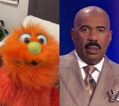 #duet with @familyfeud Steve is the best part of Family Feud! 😂🤣😂🤣  #puppets #reaction #comedy #familyfeud