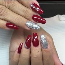 Christmas Acrylic Nails Red Acrylic Nails Christmas Nails Acrylic Xmas Nails