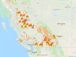 27 there were 52,113 wildfires that had burned 8,889,297 acres in 2020. Bc Fire Map Shows Where Almost 600 Canada Wildfires Are Still Burning