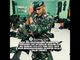 Jenderal soedirman sendiri merupakan salah satu pahlawan revolusi indonesia yang dikenal pemberani dan gigih. 34 Kata Kata Romantis Tni Kata Mutiara