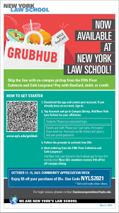 View grubhub.com's top apps, top grossing apps, revenue estimates, and ios app downloads from sensor tower's platform. Grubhub Is Now Available At New York Law School New York Law School