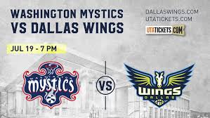 washington mystics vs dallas wings we rise together