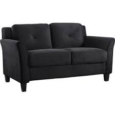 Ibiza 80 3 Flared Arm Sofa Love Seat Furniture Microfiber Loveseat