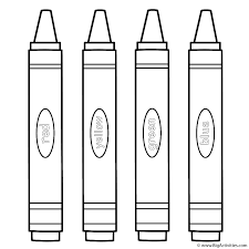 See more ideas about coloring pages, adult coloring pages, free coloring pages. Large Crayons Coloring Page Back To School