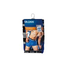 Mens Boxer Brief Short Leg Black 3 Pack Xxl Gildan