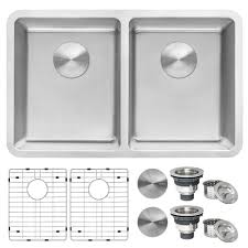 28 inch undermount kitchen sink 50/50