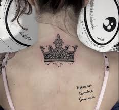 A shoulder tattoo of two crowns. Royal Crown Tattoos For Queens And Kings Crown Tattoo King Tattoos Crown Tattoo Design