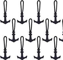 12Pcs Heavy Duty Zipper Pulls Black T-Shaped Anchor Zipper Pulls Durable Zippers Pull Accessories Stylish Zippers Heads for DIY Bags Jackets Coats ...