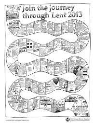 This coloring sheet features an adorable lion in grassland. Journey Through Lent Coloring Page Unfortunately The Text Is Rather Hard To Read Even When Printed Catholic Lent Lent Catholic Crafts