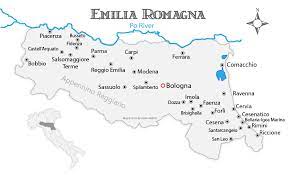 Emilia romagna, located south of milan and just within reach of venice, has become one of italy's biggest gastronomy and industrial epicenters. Emilia Romagna Maps And Travel Guide Wandering Italy