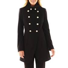 Worthington Cutout Military Coat Jcpenney Military Coat Military Style Coats Clothes