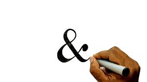 We draw a short line down the center of the oval. How To Draw The And Sign Youtube