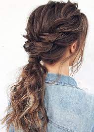 7 Clever Ways To Wear A Ponytail For Every Occasion No Matter If You Like Fancy Messy Or Bra Long Hair Styles Twist Ponytail Prom Hairstyles For Short Hair