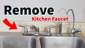 How To Remove Kitchen Faucet Easy