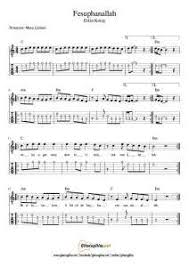 Fesuphanallah Nota Tab Gitaregitim Net Notalara Dokulmus Muzik Muzik Notalari Flut