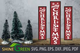 Download Christmas Vertical Porch Sign Snowflakes Graphic By Shinegreenart Creative Fabrica PSD Mockup Templates