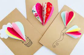 This is probably my most popular pop up card. Pop Up Heart Cards Kids Crafts