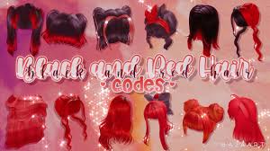 Roblox code for black short parted hair can offer you many choices to save money thanks to 18 active results. Black And Red Hair Codes Roblox Bloxburg Youtube