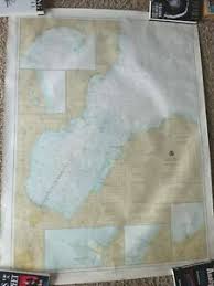 Details About 1982 Saginaw Bay Michigan Nautical Chart Map Sebewaing Tawas Ausable River