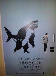 Watch Out For The Bearshark Funny Pictures Funny Memes Best Funny Pictures