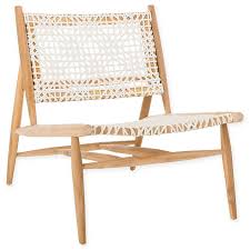 Safavieh Bandelier Leather Weave Accent Chair Bed Bath Beyond In 2020 Leather Accent Chair Woven Chair Leather Weaving